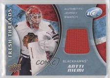 2009-10 Upper Deck Ice Fresh Threads Antti Niemi #FT-AN Rookie RC