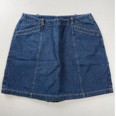 Westbound Denim Skirt A-Line Dark Wash Casual Pockets Women's Size 16 - Image 1 of 3
