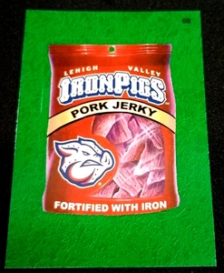 2016 Wacky Packages Baseball Series "LEHIGH VALLEY IRON PIGS" Grass Sticker #68 - Foto 1 di 1