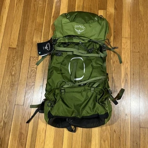 Mochilero Osprey de éter para hombre, 55L, verde ajo mostaza nuevo - Imagen 1 de 20