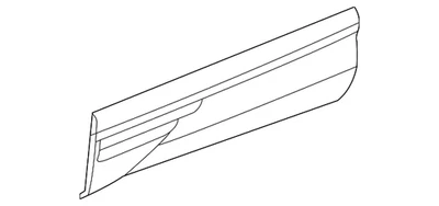 Moldura lateral genuina GM 89024551 Foto 1 de 2