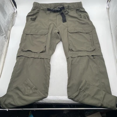 Boy Scouts America BSA Switchback Pants Green Cargo Uniform Mens Medium Hemmed - Image 1 of 4