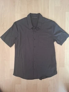 Icebreaker Steveston Hemd Shirt kurzarm Gr. M Grau - Bild 1 von 7