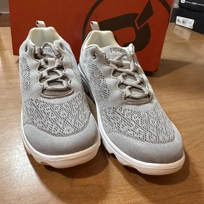 Zapatos Propet TravelActiv para mujer talla 8,5 AA plateados W5102 malla para caminar Foto 1 de 4