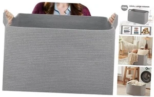 108L Large Laundry Basket for Organizing, 24.8"L x 16.2"W x 16.2"H Blanket - Picture 1 of 8