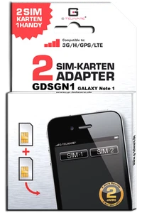 Adapter Dual SIM kompatybilny z Samsung Galaxy® - Zdjęcie 1 z 13