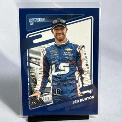 2022 Donruss Navy Blue #118 Jeb Burton /199 NM-MT NASCAR Card Parallel - Image 1 of 4