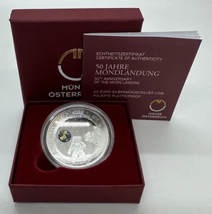 AUTRICHE - PIECE DE 20 EURO EN ARGENT BE (2019) - COFFRET BELLE EPREUVE - Picture 1 of 5