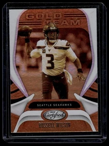 2020 Panini Certified #GT-RW Russell Wilson Gold Team - Picture 1 of 2