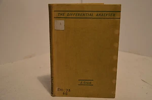 THE DIFFERENTIAL ANALYSER BY J. CRANK - Picture 1 of 3