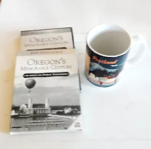 DVD Oregon's Memorable Century 781735607251 & come nuovo Portland Old Town tazza caffè - Foto 1 di 11