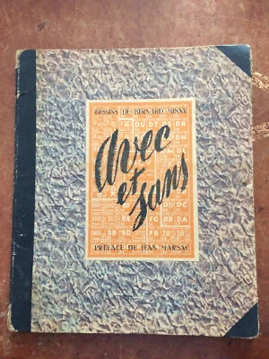 Dessins de Bernard Minne. Avec ou sans. Edition 1945 originale. Monaco R SOLAR. - Photo 1/4