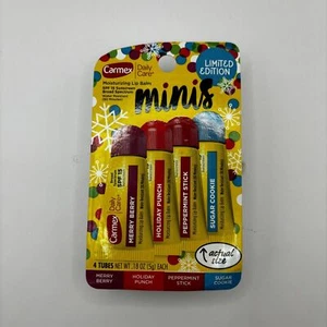 Carmex Minis Tubi Balsamo Idratante per le labbra, SPF 15, Confezione Multi-Flavor1, (4 pz) - Foto 1 di 5