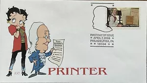 Betty Boop 4023 Benjamín Franklin Printer - Picture 1 of 1