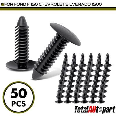 50x Clips de retención de panel de protección para Chevrolet Ford GMC 7,94 mm Nylon tipo empuje Foto 1 de 4