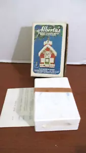 ALBERTA'S~VINTAGE 1976~A60~MOUSE IN HOUSE ORNAMENT~Student Casting Mold in Box - Picture 1 of 5