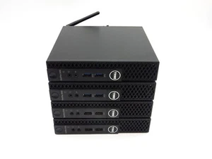 Lot of 4 Dell OptiPlex 3050 USFF PCs, 2.7GHz Core i5-7500T, 8GB RAM, 256GB SSD - Picture 1 of 4