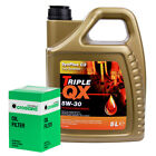Oil Filter Service Kit With Triple QX Fully Syntetic Plus C1 5W30 Engine Oil 5L
