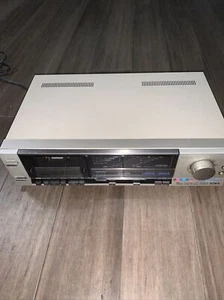 AIWA AD-3250 cassette deck for parts Repair Works Sometimes Sticky Gear-Motor? - Picture 1 of 11