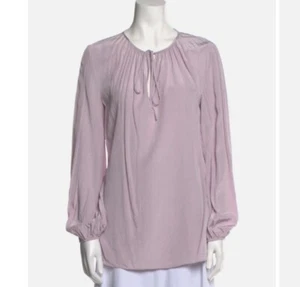Blusa DIANE VON FURSTENBERG Seda Cuello Redondo en Violeta Claro Talla 14 - Imagen 1 de 10
