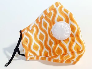 Mund-Nasen-Maske mit Ausatemventil Alltagsmaske + 3 Filter - Bild 1 von 5