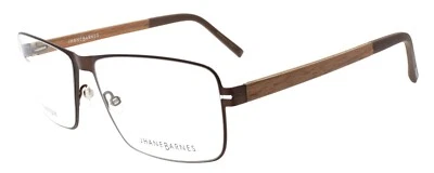 Monturas de gafas para hombre Jhane Barnes Quadrangle BR 56-14-140 marrón titanio Foto 1 de 3