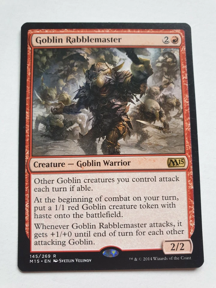 Magic The Gathering Goblin Rabblemaster - Magic 2015 Core - Rare  - Image 1 of 1