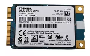 Toshiba THNSNJ128GMCU 128GB mSATA SSD Solid-State-Laufwerk 90 %-99 % Gesundheit - Bild 1 von 1