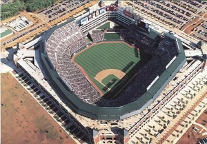 Béisbol The Ballpark at Arlington 11 de abril 1994 de los Texas Rangers - Imagen 1 de 2
