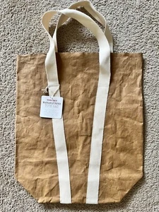 Trader Joe’s Reusable Washable Paper Tote Shopping Bag NEW - Picture 1 of 1