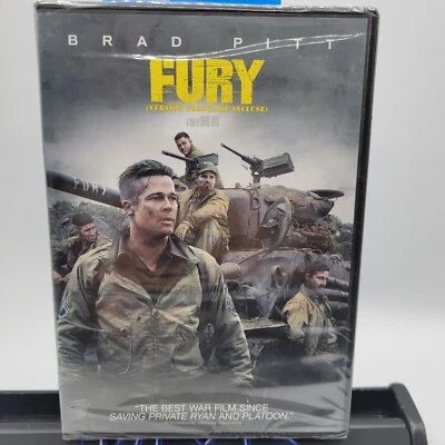 Embalagem bilíngue Fury (DVD, 2015, Columbia Pictures), NOVA, Brad Pitt, guerra  - Imagem 1 de 4