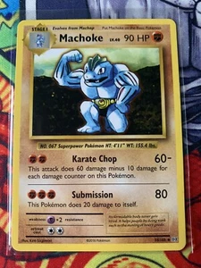 Pokemon Machoke 58/108 Uncommon Non Holo- Near Mint Condition XY Evolutions 2016 - Picture 1 of 1