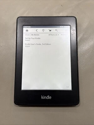 Amazon Kindle Paperwhite 2GB EY21 (5th Gen) WiFi & 3G Black E Reader Unit Only - Image 1 of 3