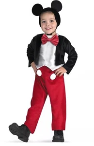 New Disney Mickey Mouse Club House Child Boys Toddler Halloween Costume M 3T-4T - Picture 1 of 5