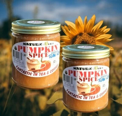 RAW HONEY PUMPKIN SPICE 12oz 340g 2 Pack 100% PURE RAW UNFILTERED USA HONEY - Image 1 of 4