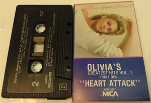 OLIVIA'S GREATEST HITS Vol.2 Tape Cassette OLIVIA NEWTON JOHN 1982 Mca MCAC-5347 - Picture 1 of 9