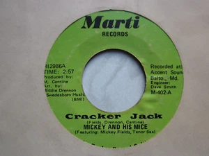 Funk Soul Deep Funk 70's 7"-Mickey and his Mice-Cracker Jack-US Marti issue copy - Picture 1 of 2