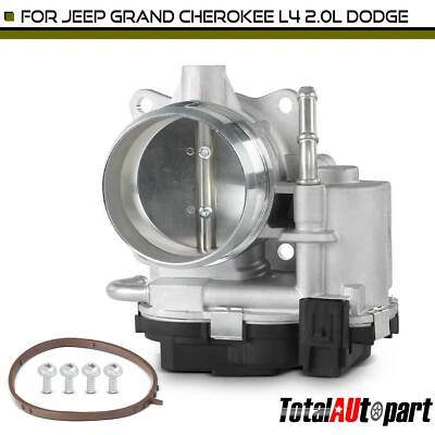 Throttle Body for Jeep Grand Cherokee Wrangler Cherokee Compass Dodge L4 2.0L - Image 1 of 4