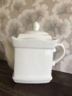 Vintage Sadler White Square Teapot
