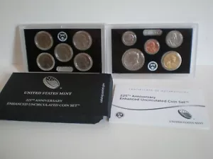 2017-S 225th ANNIVERSARY ENHANCED UNCIRCULATED 10 COIN SET - Picture 1 of 5