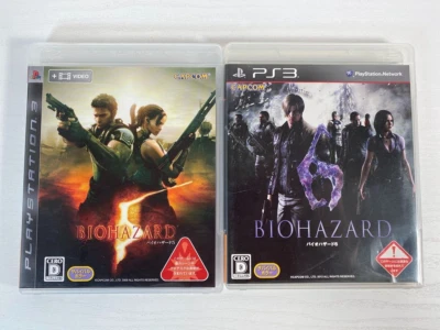 Biohazard 5, 6 2-disc set Resident Evil PS3 Japan Capcom Sony PlayStation 3 - Image 1 of 4