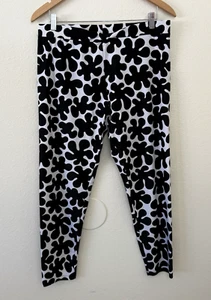 Marimekko for Target Women's Paprika Leggings Size XL Black White Amoebic Print - Picture 1 of 9