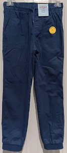Cat & Jack Boys Size 4 Dark Blue Fully Lined Jogger Pants w/ Reinforced Knees - Picture 1 of 5