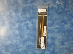 HIYAHIYA DOUBLE POINT BAMBOO 6" KNITTING NEEDLE SIZE 0 NIP G - Picture 1 of 4