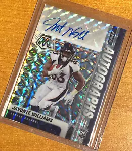2021 Mosaic Javonte Williams Mosaic Prizm Rookie Auto Autograph RC #RA-15 - Picture 1 of 3