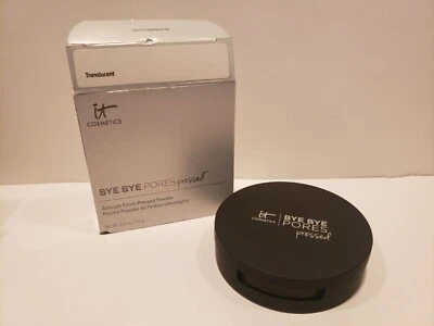 IT Cosmetics ~  Bye bye Pores ~ Airbrush Finish Pressed Powder~ Translucent ~NIB - Image 1 of 3
