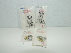 Wrights Applique Dalmatian Dog Iron On Patch Lot of 4 - Picture 1 of 3
