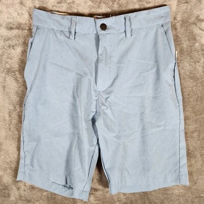 Onia Shorts Men's 30X9 Blue Flat Front Chino Versatility Performance Foto 1 de 4