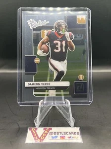 2022 Panini Clearly Donruss - DAMEON PIERCE THE ROOKIES #TR-12 Houston Texans - Bild 1 von 3
