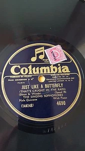 JAZZ 78 rpm RECORD Columbia THE SINGING SOPHOMORES Quintette PIANO Sweet Marie - Foto 1 di 2